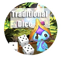 dice roller - traditional pips