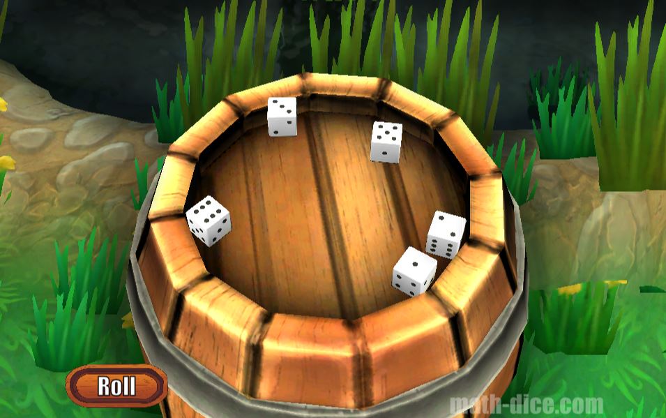 Online Dice Roller - Throw 5 Dice at a Time